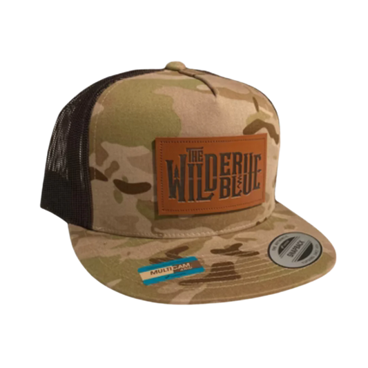 Leather Patch Arid Camo Hat