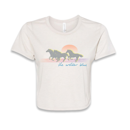 The Wilder Blue Crop Top